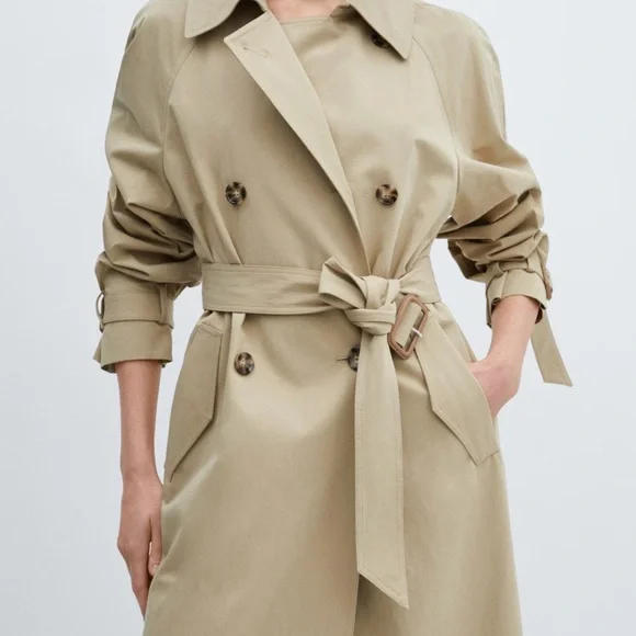 Mango Trench Coat NWT - Picture 2 of 7